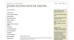 Desktop Screenshot of johndunnshops.com